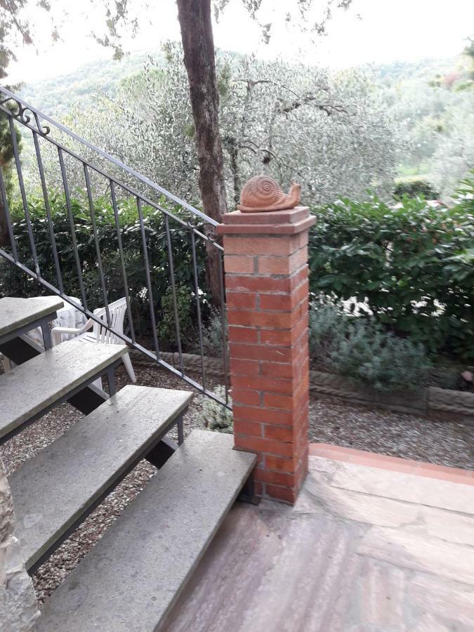 "La Casa Di Maria Luce" Con Terrazza Panoramica Apartment Gaiole in Chianti Bagian luar foto