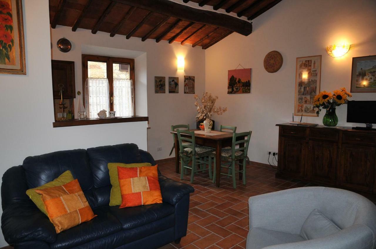"La Casa Di Maria Luce" Con Terrazza Panoramica Apartment Gaiole in Chianti Bagian luar foto