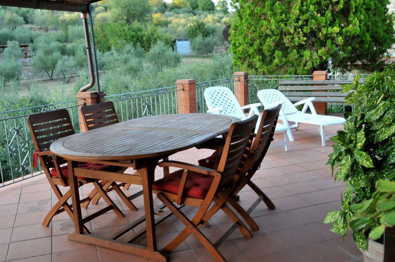 "La Casa Di Maria Luce" Con Terrazza Panoramica Apartment Gaiole in Chianti Bagian luar foto